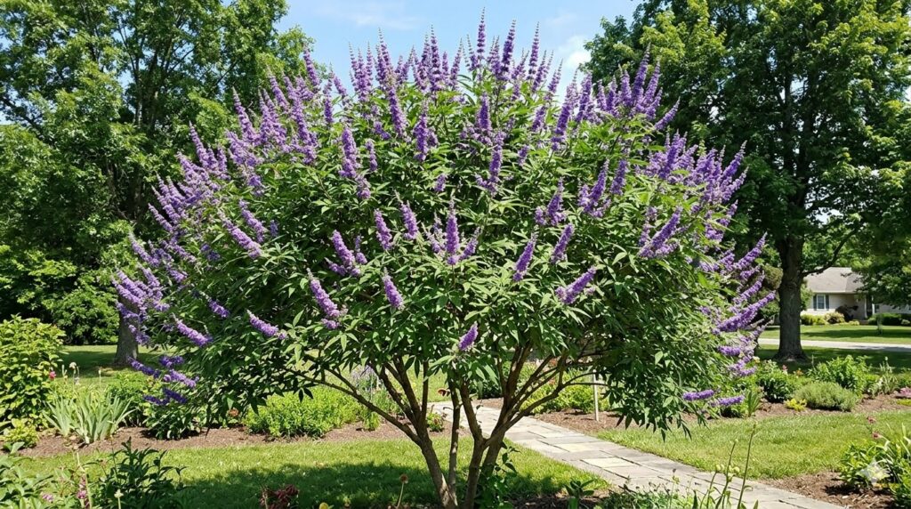 Vitex tree - 3 Gallon (6 ft tall) for sale at Slidell Nursery in Slidell, LA
